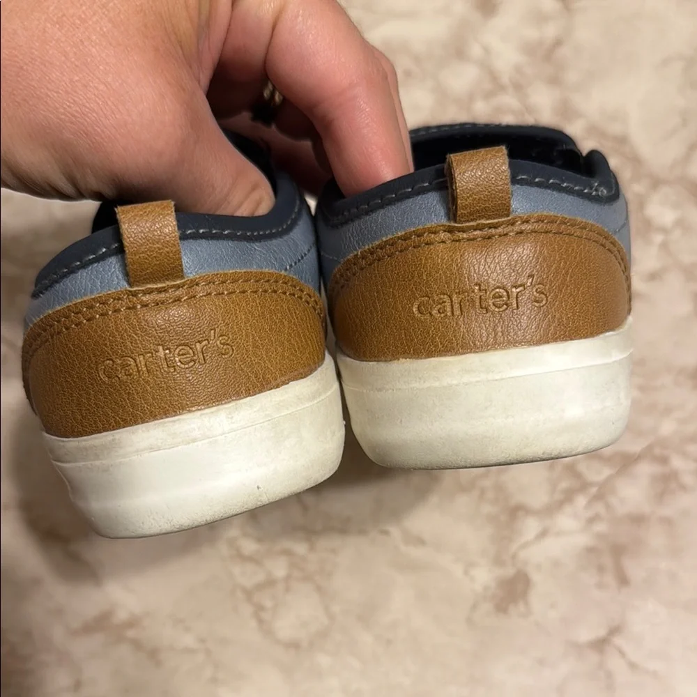 Previously loved toddler boys size 12 dress shoes OshKosh B’gosh and Carter’s - Picture 6 of 6